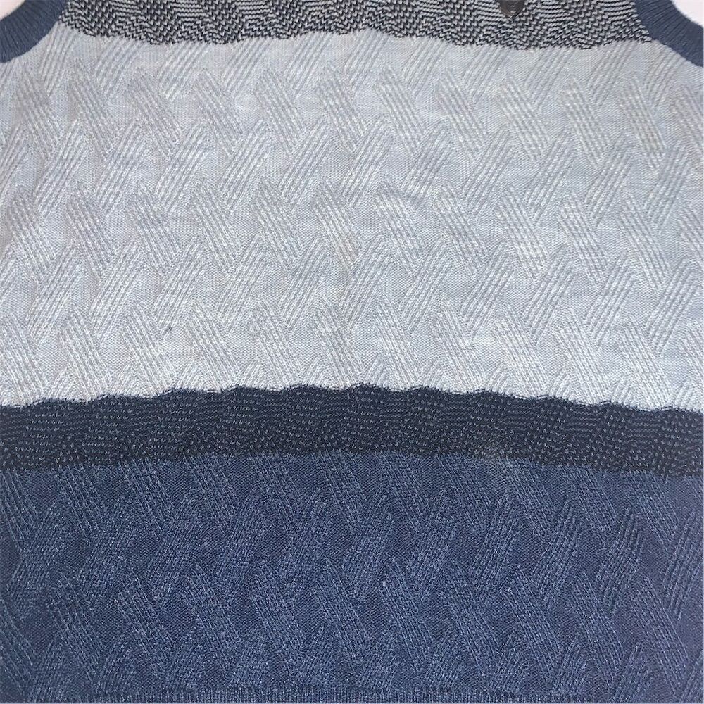 Men's V-Neck Sweater Vest Multicolor Manchester United L - Picture 2 of 5